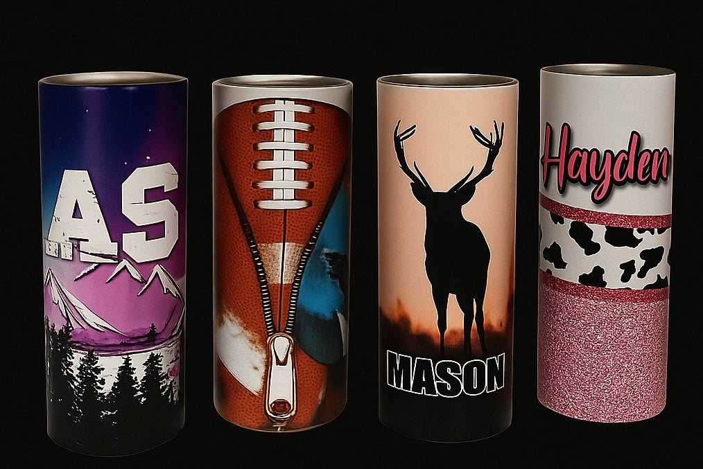 Custom Tumblers (Post in Notes at Checkout or email design)