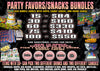 Party Favors/Snack Bundles
