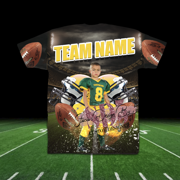 Friday Night Lights Stadium Football 3D Shirt (Front Only)