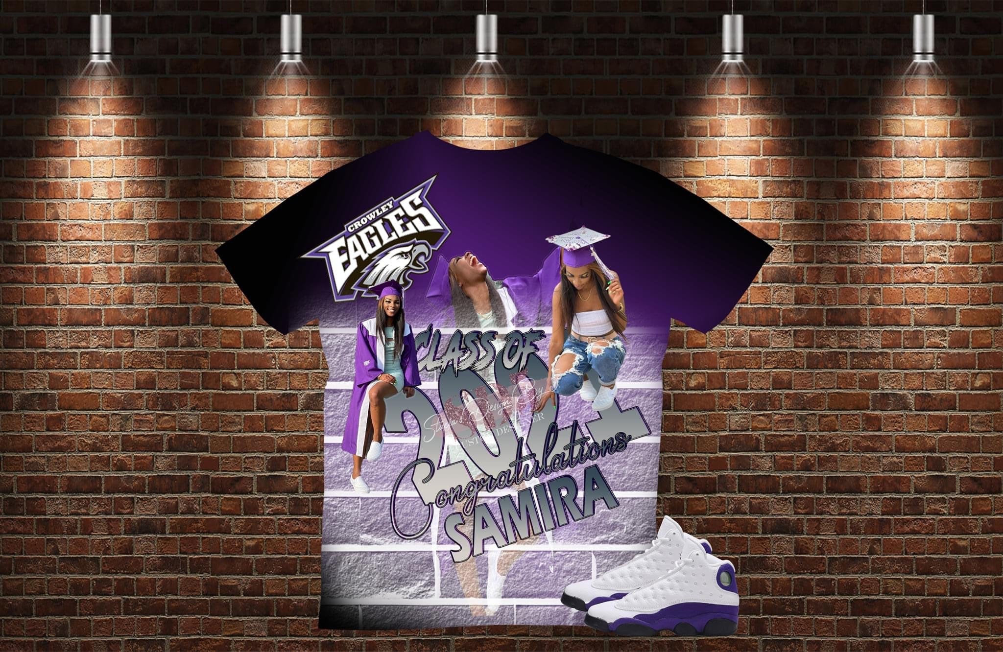 Graduation Brick 3D Shirt (Front Only)