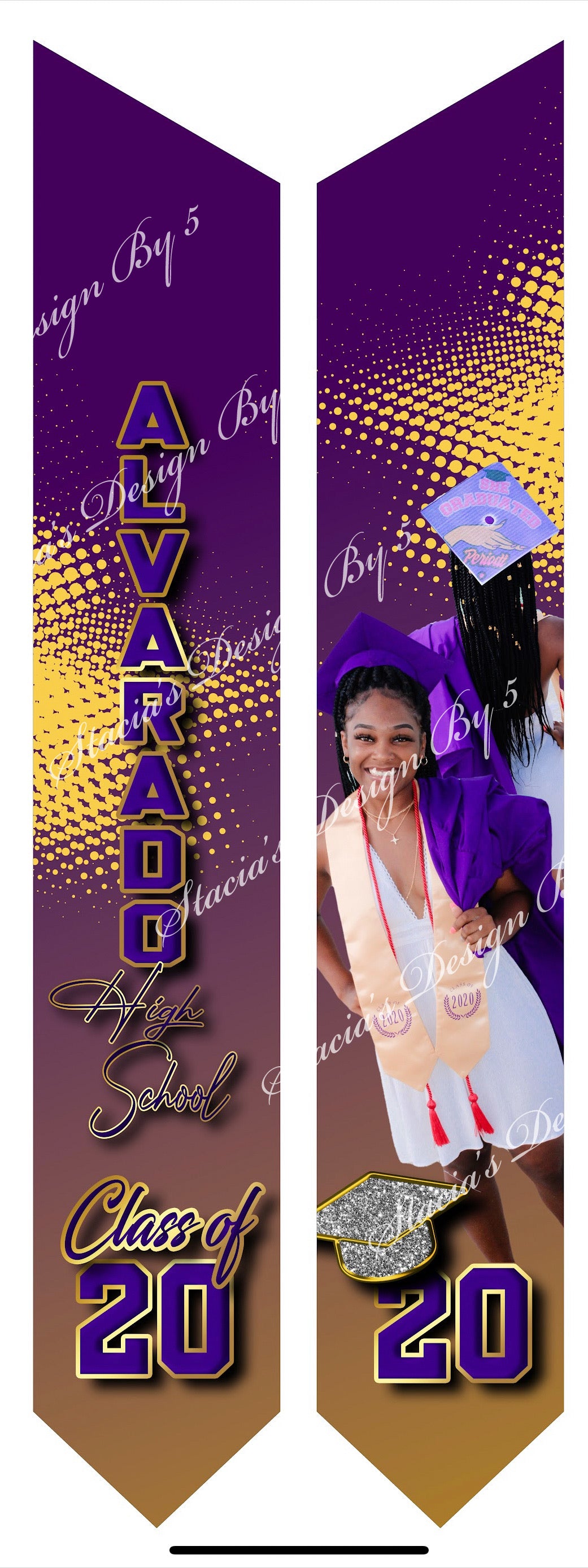 Ombré Graduation Stoles