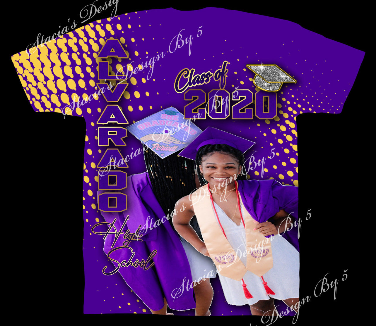 Graduation All Over (3D) Print Shirts -Front Only
